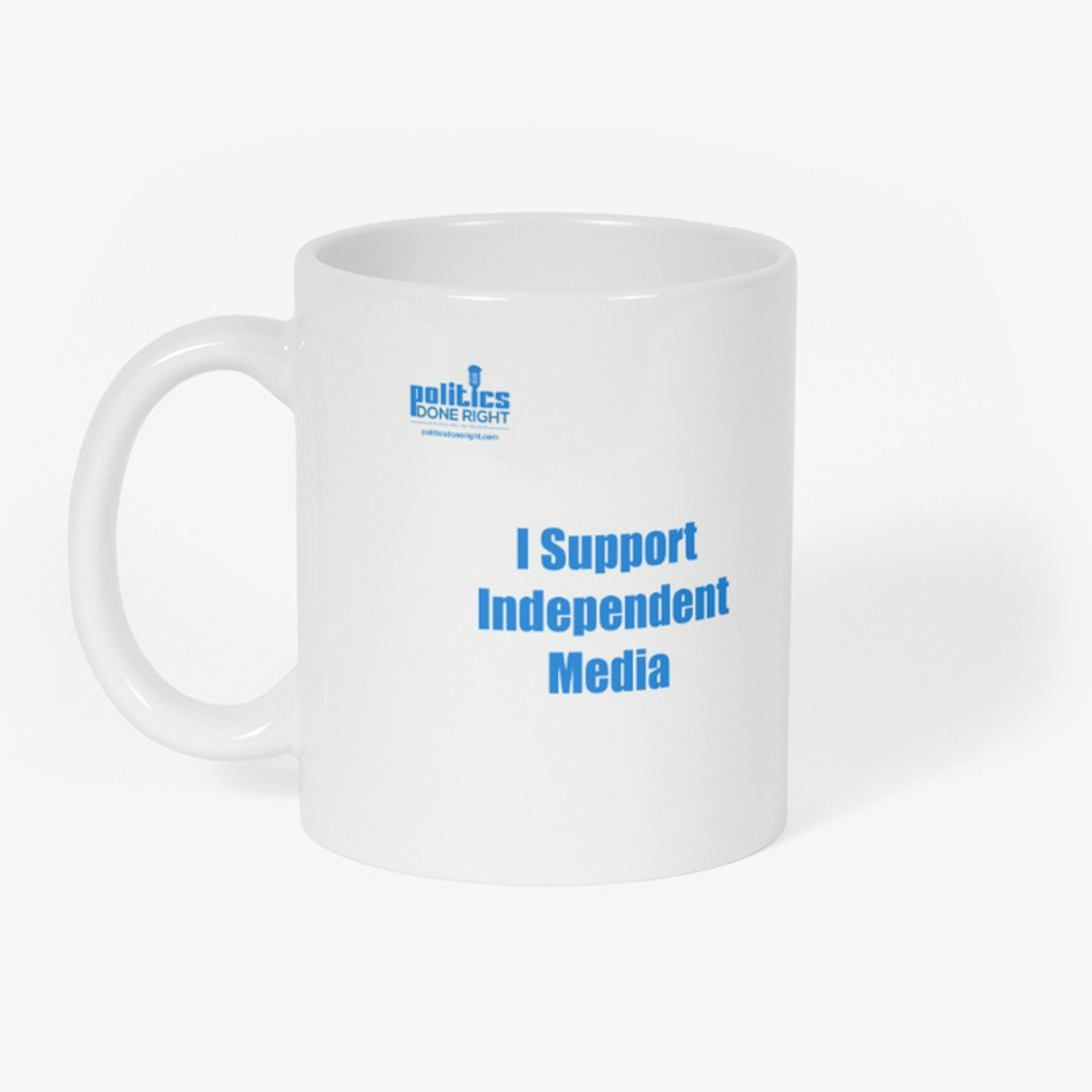 I Support Independent Media Blue
