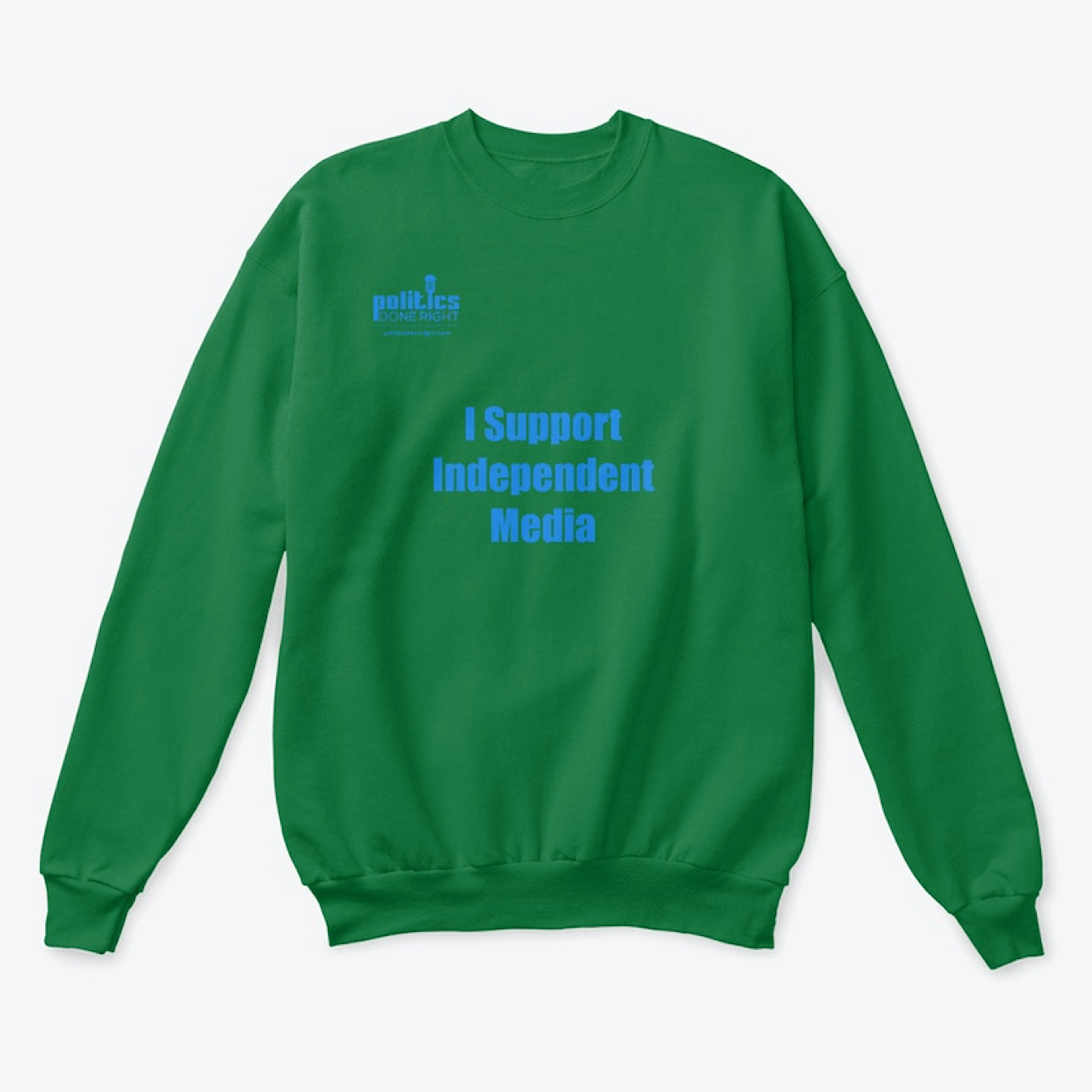 I Support Independent Media Blue