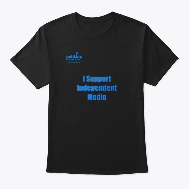 I Support Independent Media Blue