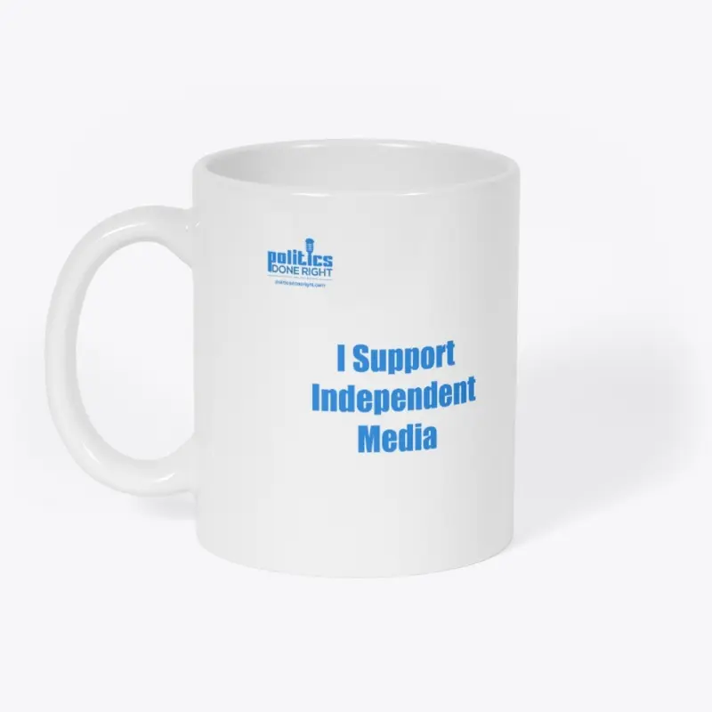 I Support Independent Media Blue